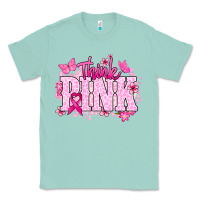 Seafoam Think pink Classic Tee - NancyCooperArtShop