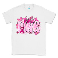White Think pink Classic Tee - NancyCooperArtShop