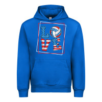 Love Usa Flag Volleyball Gifts For Volleyball Fans Teen T Shirt Urban Hoodie | Teevron