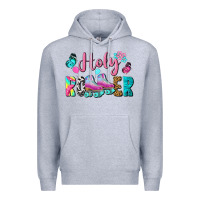 Heather Grey holy roller Premium Hoodie - BundleAndBundleShop