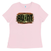 Bubblegum Pink Aunt Camouflage Ladies Tee - Bettercallsaul