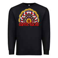 Black america sunflower rainbow Premium Sweatshirt - Artiststas