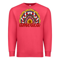 Cardinal america sunflower rainbow Premium Sweatshirt - Artiststas