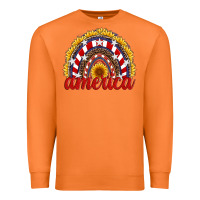 Carrot america sunflower rainbow Premium Sweatshirt - Artiststas