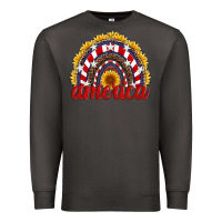 Smoke america sunflower rainbow Premium Sweatshirt - Artiststas