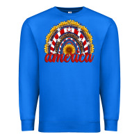 True Royal america sunflower rainbow Premium Sweatshirt - Artiststas