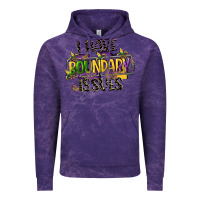 Cloud Purple i have boundary issues Vintage Hoodie - CowGirlArtShop