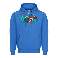 True Royal nurse drink coffee Zipper Hoodie - CowhideDigitalArt