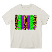 Cream mardi gras brush stoke Heavy Core Tee - JahusDesignShop
