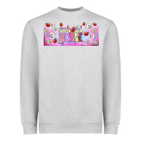 Heather Grey school nurse libbey glass Heavyweight Sweatshirt - BundleAndBundleShop