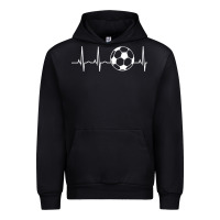 Black soccer hoodie for teens, men, & women   soccer lover gift pullover hoo Urban Hoodie - minhPixels