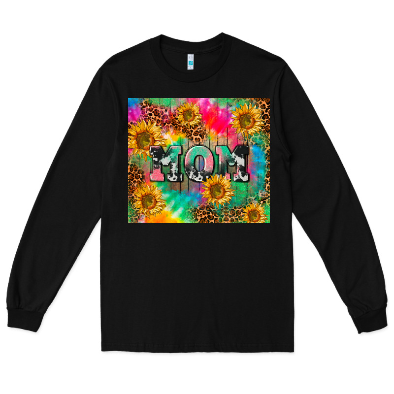 Mom Rainbow Sunflower Long Sleeve Tee by CowGirlArtShop | Teevron