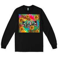 Black Mom rainbow sunflower Long Sleeve Tee - CowGirlArtShop