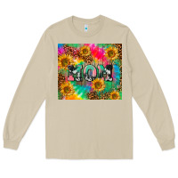 Mushroom Mom rainbow sunflower Long Sleeve Tee - CowGirlArtShop