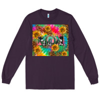 Plum Mom rainbow sunflower Long Sleeve Tee - CowGirlArtShop