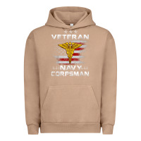 Pigment Burro Veteran Navy Corpsman Patriotic 4th of July Gifts Urban Hoodie - minhPixels