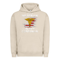 Pigment French Oak Veteran Navy Corpsman Patriotic 4th of July Gifts Urban Hoodie - minhPixels