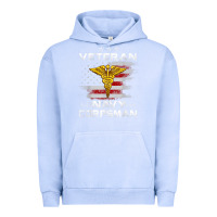 Pigment Grape Ice Veteran Navy Corpsman Patriotic 4th of July Gifts Urban Hoodie - minhPixels