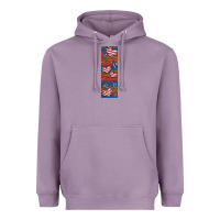 Lavender usa flag and cross penwraps Heavyweight Hoodie - Artiststas