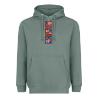 Sage usa flag and cross penwraps Heavyweight Hoodie - Artiststas