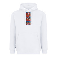 White usa flag and cross penwraps Heavyweight Hoodie - Artiststas