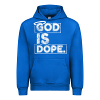 Cobalt God Is Dope Gift for faithful Christians Urban Hoodie - minhPixels