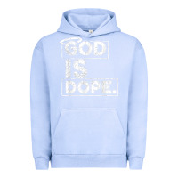 Pigment Grape Ice God Is Dope Gift for faithful Christians Urban Hoodie - minhPixels