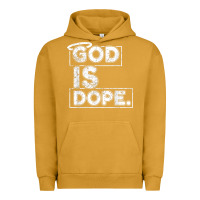 Pigment Peanut Butter God Is Dope Gift for faithful Christians Urban Hoodie - minhPixels
