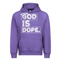 Tulip God Is Dope Gift for faithful Christians Urban Hoodie - minhPixels
