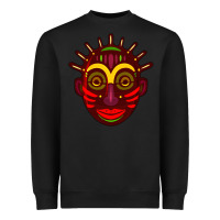Black african masks 2 Heavyweight Sweatshirt - BundleAndBundleShop