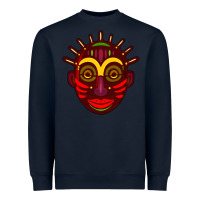 Navy african masks 2 Heavyweight Sweatshirt - BundleAndBundleShop