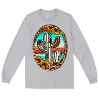 Moon Dust cowhide serape and sunflower cactus Long Sleeve Tee - Jasminsmagicworld