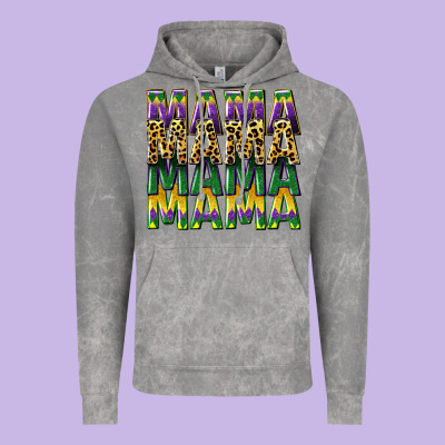 Mama Mardi Gras Vintage Hoodie Designed By Cowgirlartshop