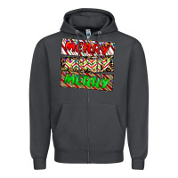 Smoke merry merry merry Zipper Hoodie - CowhideDigitalArt
