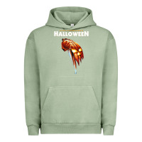 Pigment Oil Green Halloween 1978 Original Graphic . Urban Hoodie - minhPixels