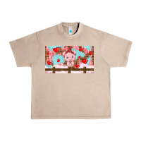 French Oak cute pig Urban Heavy Tee - TumblerDesignByShophia