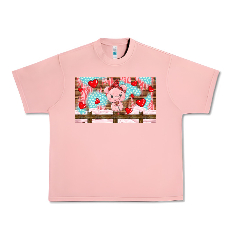 Cute Pig Urban Heavy Tee by TumblerDesignByShophia | Teevron