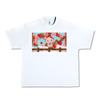 White cute pig Urban Heavy Tee - TumblerDesignByShophia