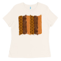 Bone Western Wood Glitter Vintage Pattern Ladies Tee - Bettercallsaul