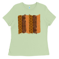 Matcha Western Wood Glitter Vintage Pattern Ladies Tee - Bettercallsaul