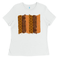 White Western Wood Glitter Vintage Pattern Ladies Tee - Bettercallsaul