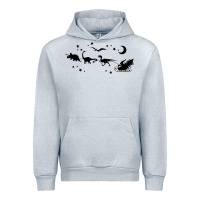 Christmas Santa Dinosaur Sleigh Ride T Rex Funny Gift T Shirt Urban Hoodie | Teevron