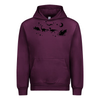 Mauve Wine christmas santa dinosaur sleigh ride t rex funny gift t shirt Urban Hoodie - minhPixels