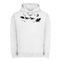 Pigment Lunar Rock christmas santa dinosaur sleigh ride t rex funny gift t shirt Urban Hoodie - minhPixels