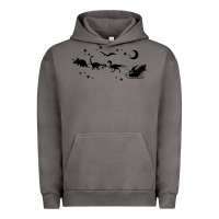 Pigment Tornado christmas santa dinosaur sleigh ride t rex funny gift t shirt Urban Hoodie - minhPixels