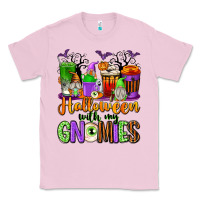 Bubblegum Pink Halloween with My Gnomies Coffee Cups Classic Tee - texasbilliewilder