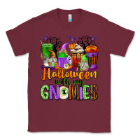 Burgundy Halloween with My Gnomies Coffee Cups Classic Tee - texasbilliewilder