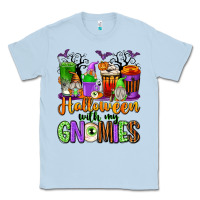 Dusty Blue Halloween with My Gnomies Coffee Cups Classic Tee - texasbilliewilder