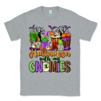Heather Grey Halloween with My Gnomies Coffee Cups Classic Tee - texasbilliewilder