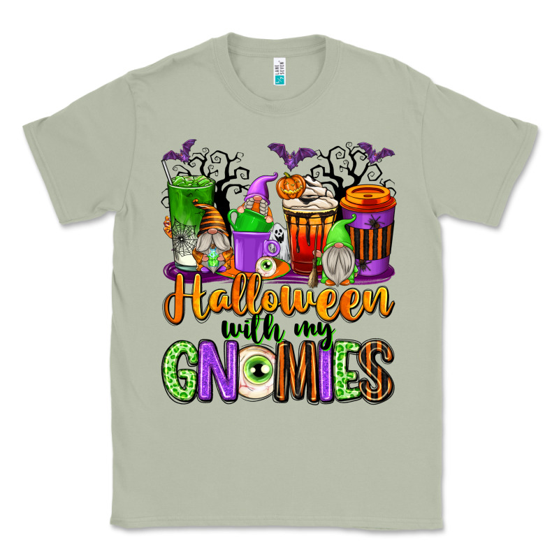 Halloween With My Gnomies Coffee Cups Classic Tee by texasbilliewilder | Teevron